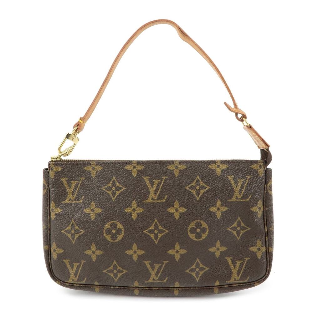 Louis Vuitton Monogram Pochette Accessoires Brown